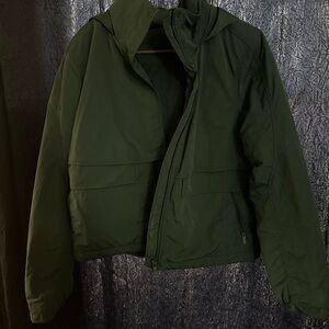 lululemon athletica Green Puffer Jacket